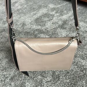 All Saints taupe bag brown strap crossbody never used smoke free home.